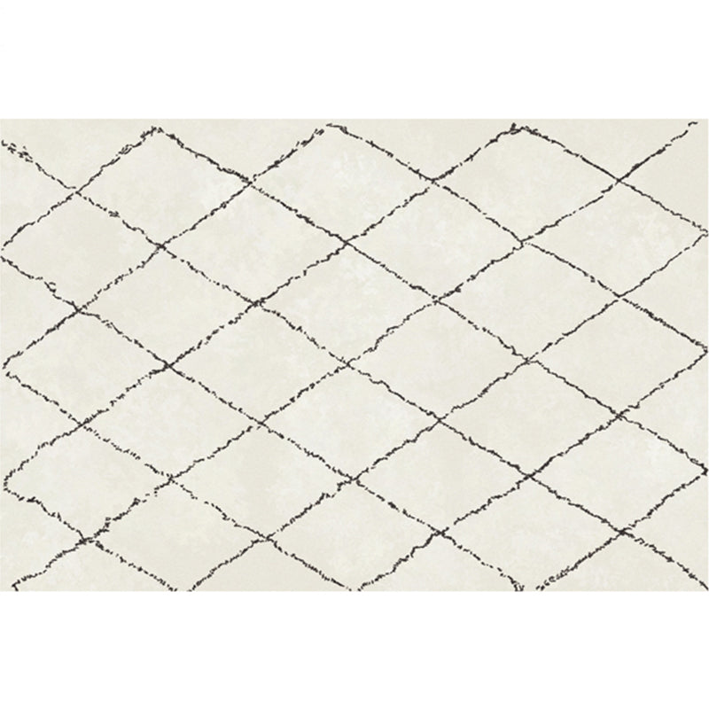 Trendy Decoration Teppich Mehrfachfarbener Geo-gemusterter Bereich Teppichpolyster Anti-Rutsch-Schlupf Easy Care Waschable Der Teppich