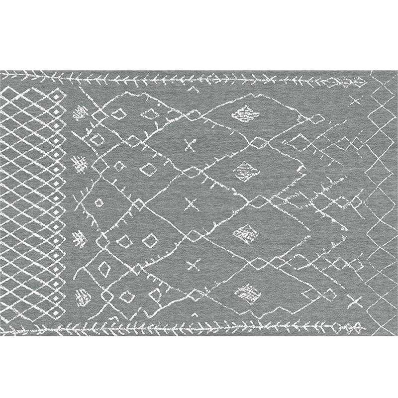 Tapis de synthèse multicolore de tapis de synthétique multicolore géo de géo.