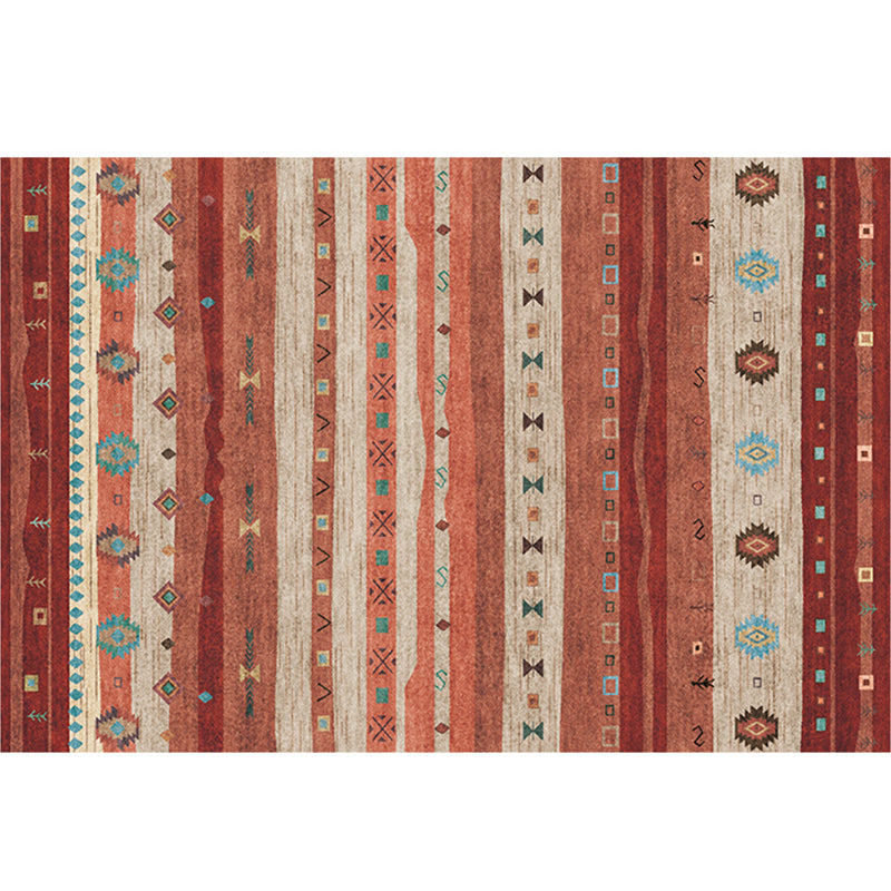 Tapis de synthèse multicolore de tapis de synthétique multicolore géo de géo.