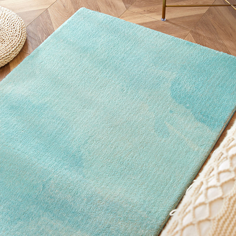 Mehrfarbiger Heimdekorationsteppich, einfacher Ombre-Innenteppich, Polyester, haustierfreundlich, waschbar, rutschfester Teppich