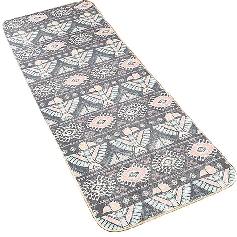Tapis marocain multican Polyster Tapis à imprimé géométrique Machine de soins Easy Care Machine Wasable Rapis pour décoration pour décor