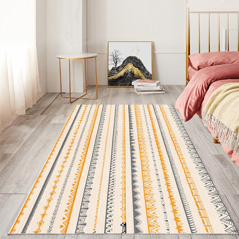 Tapis marocain multican Polyster Tapis à imprimé géométrique Machine de soins Easy Care Machine Wasable Rapis pour décoration pour décor