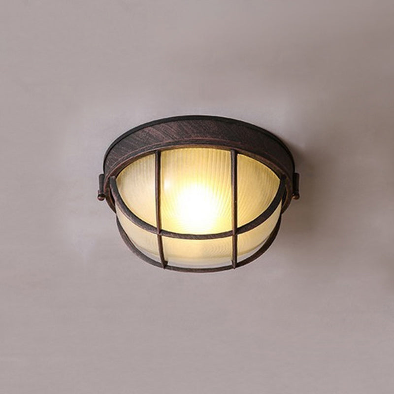 Métal géométrique encastré luminaire couloir encastré plafonnier, noir