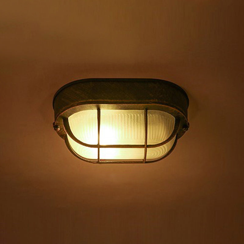 Métal géométrique encastré luminaire couloir encastré plafonnier, noir