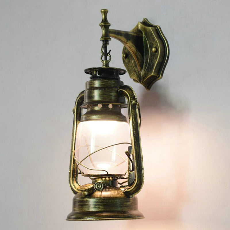 Lampada a parete a 1 luci a parete Light Vintage Lantern Ferosene Lighting for Restaurant