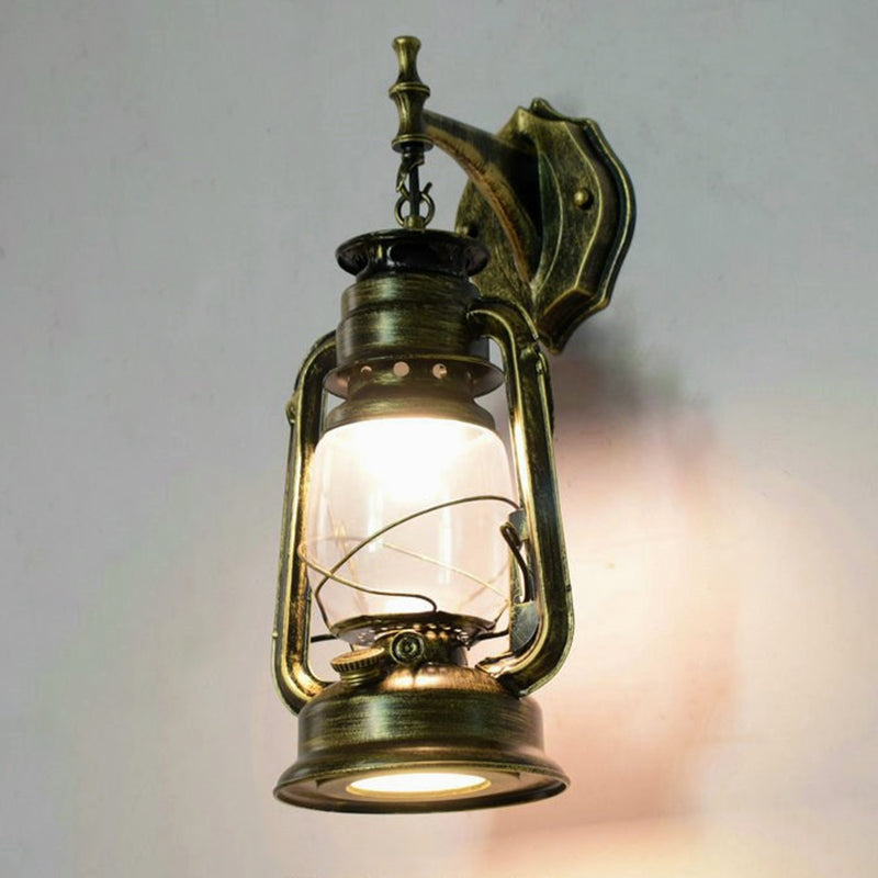 Lampada a parete a 1 luci a parete Light Vintage Lantern Ferosene Lighting for Restaurant