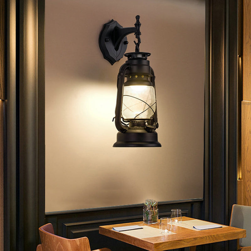 Lampada a parete a 1 luci a parete Light Vintage Lantern Ferosene Lighting for Restaurant