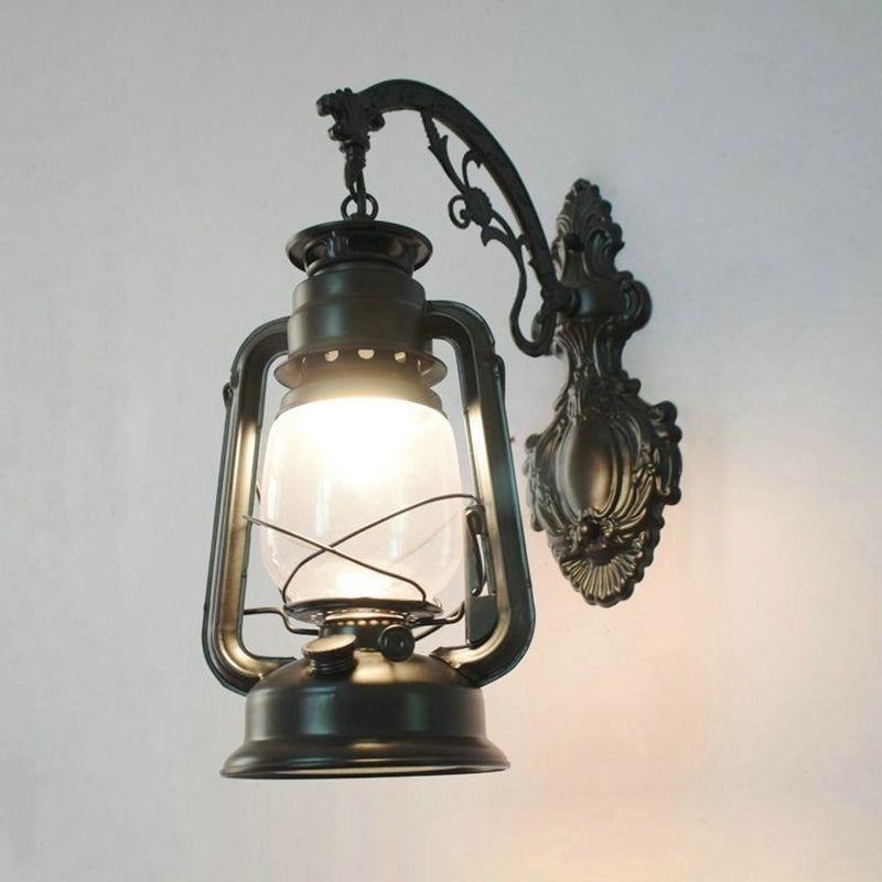 Lampada a parete a 1 luci a parete Light Vintage Lantern Ferosene Lighting for Restaurant