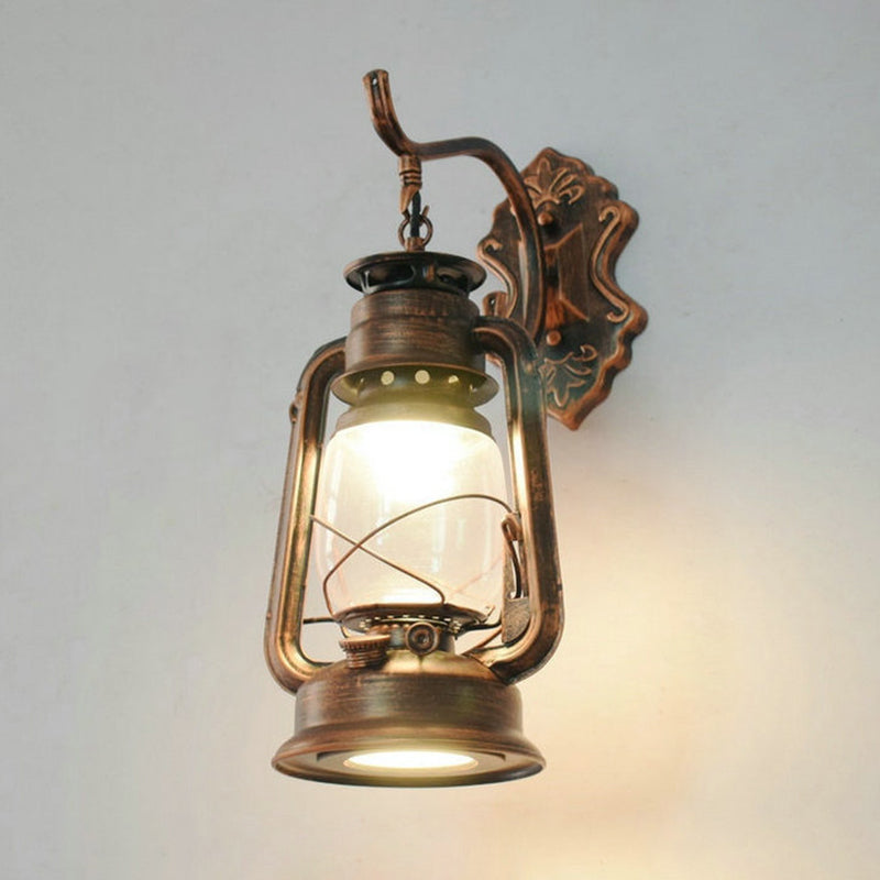 Lampada a parete a 1 luci a parete Light Vintage Lantern Ferosene Lighting for Restaurant