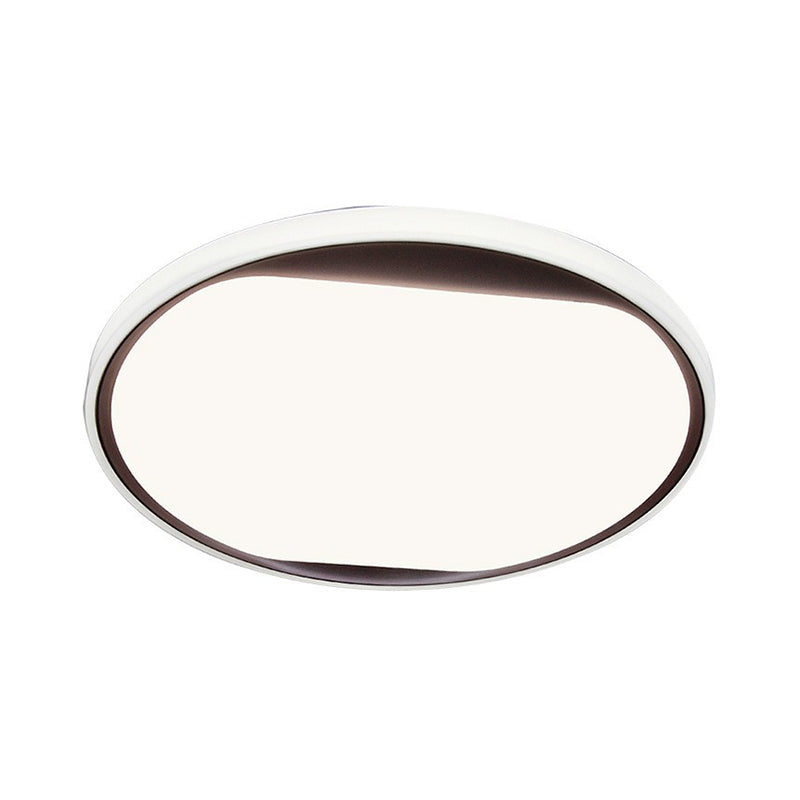 Rond salon LED encastré acrylique moderne encastré plafonnier