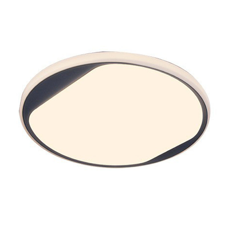 Rond salon LED encastré acrylique moderne encastré plafonnier