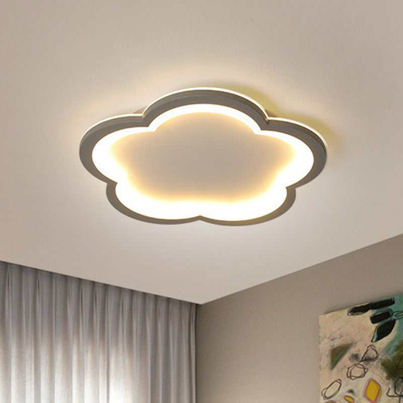Geometrische acryl inbouwverlichting Minimalistisch grijs LED-inbouwarmatuur voor slaapkamer