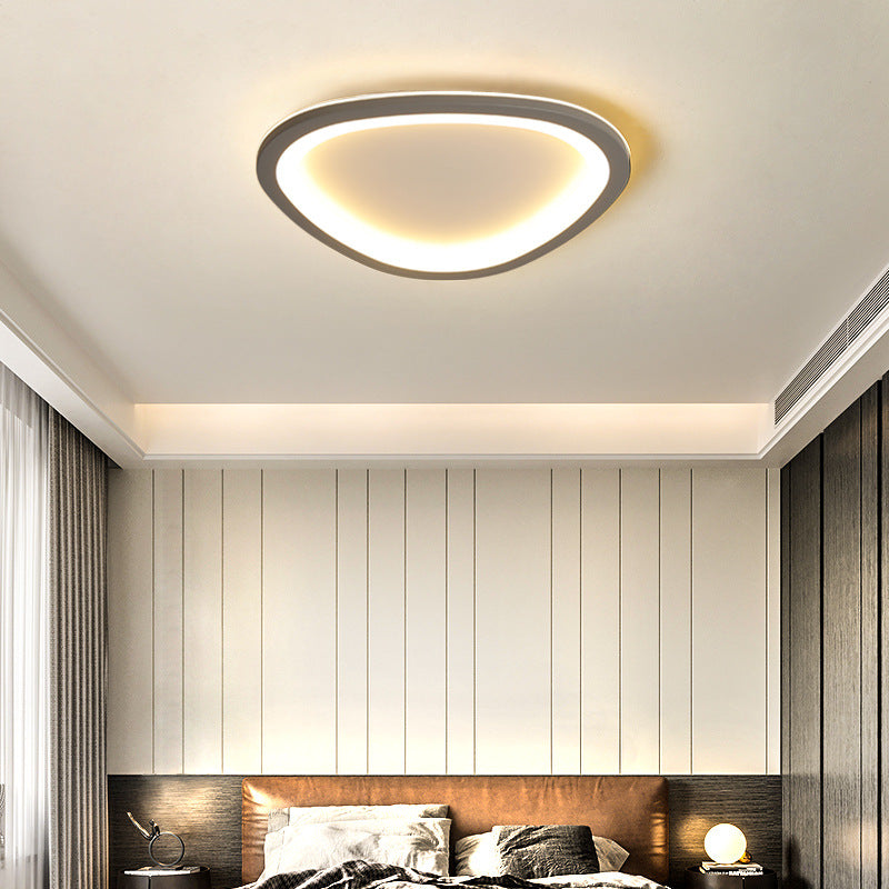Geometrische acryl inbouwverlichting Minimalistisch grijs LED-inbouwarmatuur voor slaapkamer