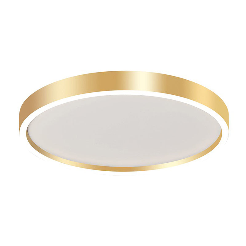 Round Shade Living Room LED Flush Mount Acrylic Modern Flushmount Ceiling Lighting