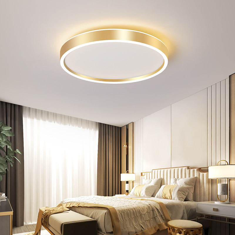 Round Shade Living Room LED Flush Mount Acrylic Modern Flushmount Ceiling Lighting