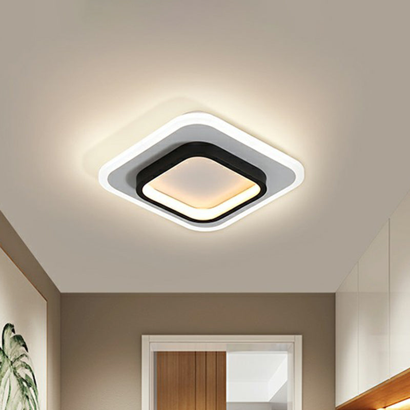 Nordische Stil Geometrische Flush Licht Acryl Korridor LED Flush Deckenleuchte Lichtbefestigung