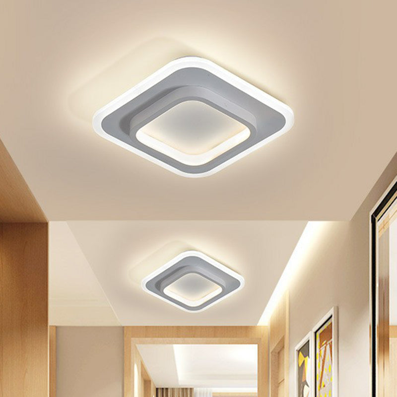Nordische Stil Geometrische Flush Licht Acryl Korridor LED Flush Deckenleuchte Lichtbefestigung