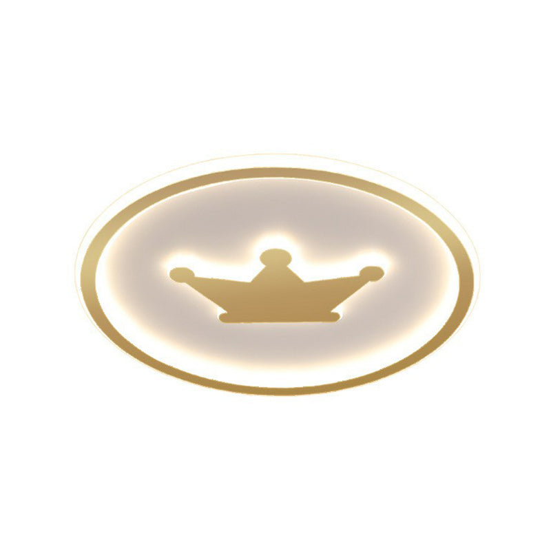 Plafoniera da incasso a soffitto per camera da letto Crown Illuminazione contemporanea a LED in acrilico con montaggio a incasso con anello Halo
