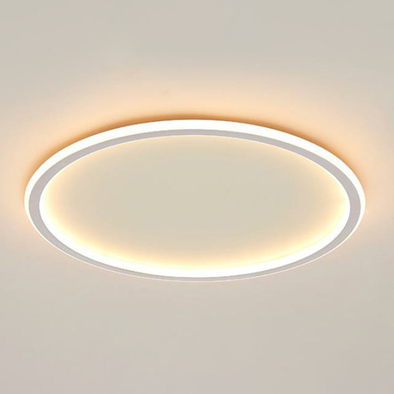 Extra dunne slaapkamer LED-inbouw aluminium moderne inbouwplafondlamp in wit
