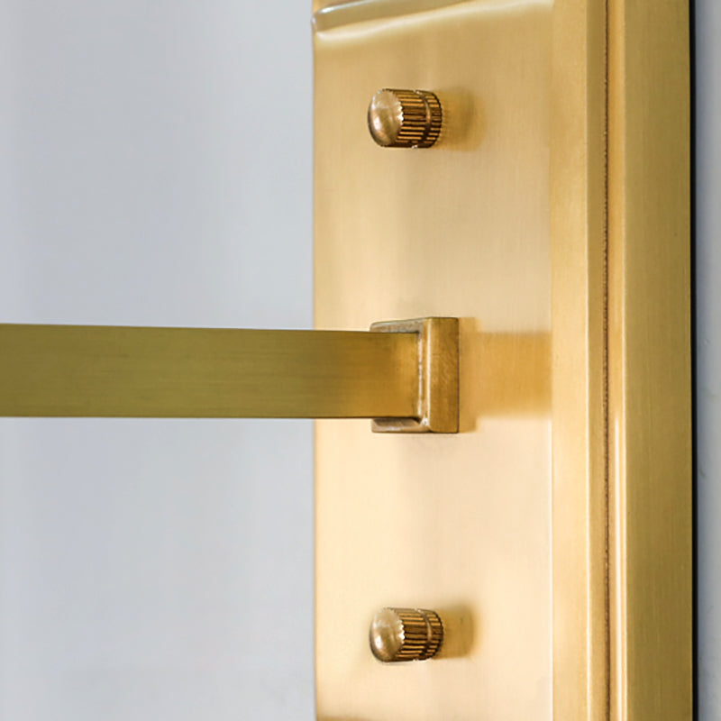 Lampada per parete per pareti in vetro d'acqua trasparente contemporanea lampada da monte a parete in ottone 1/2 luci a forma ovale per il letto