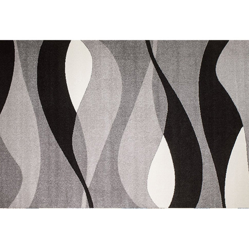 Eenvoudige meerkleurige abstracte tapijt synthetiek Modern gebied tapijt Non-slip achteruitgang voor huisdiervriendelijk tapijt voor woonkamer