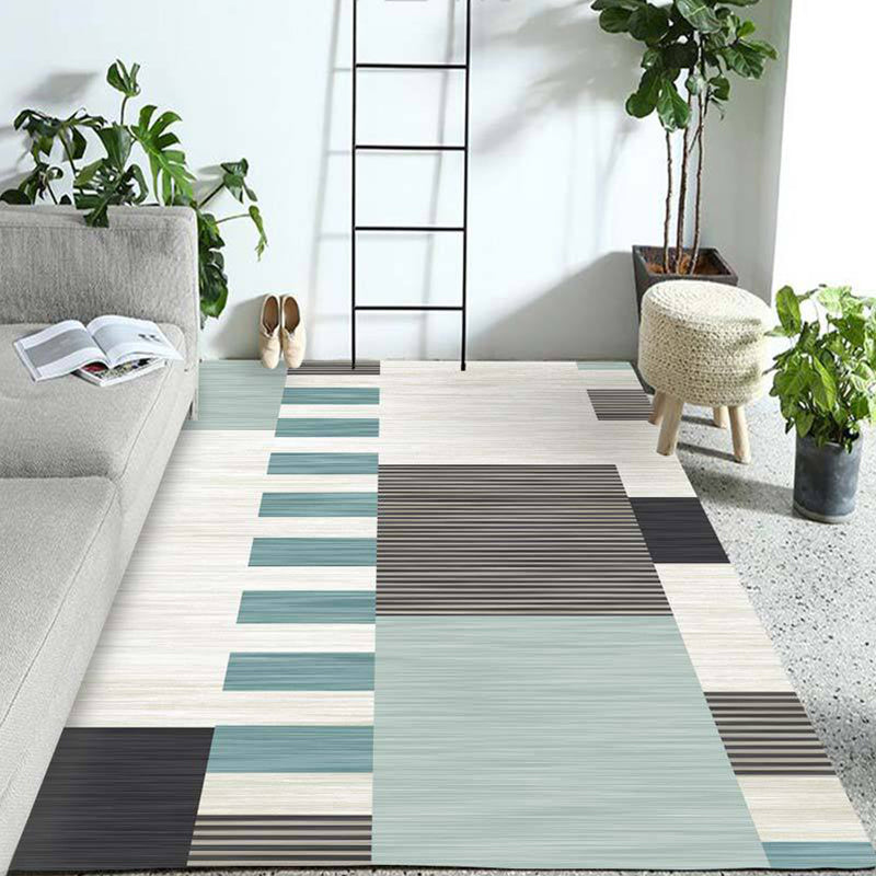 Western Geo Printed Rug Multicolor Synthetics Indoor Rug Machine Washable Anti-Slip Backing Carpet for Room