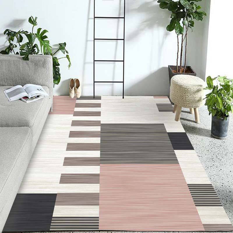 Western Geo Printed Rug Multicolor Synthetics Indoor Rug Machine Washable Anti-Slip Backing Carpet for Room