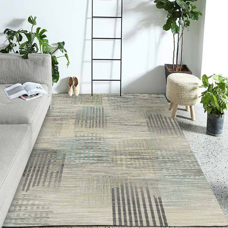 Western Geo Printed Rug Multicolor Synthetics Indoor Rug Machine Washable Anti-Slip Backing Carpet for Room