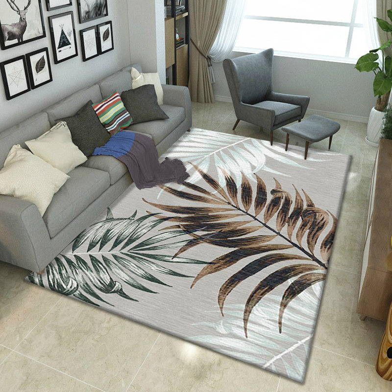 Multi Colored Bedroom Rug Luxury Geo Printed Area Rug Polypropylene Non-Slip Washable Carpet