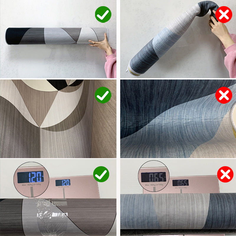 Novelty Parlor Rug Multi Color Geometric Patterned Indoor Rug Cotton Blend Non-Slip Pet Friendly Carpet