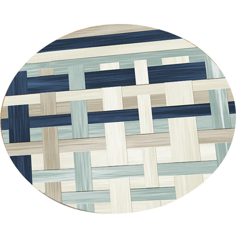 Modern Home Decor Rug Multi-Color Geometric Area Carpet Polypropylene Easy Care Machine Washable Rug