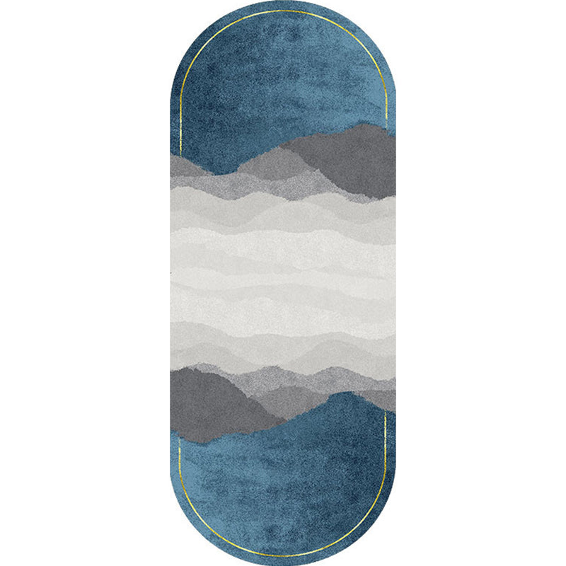 Casual Multi Color Chinese Rug Nylon Abstract Patterned Carpet Pet Friendly Stain-Resistant Indoor Rug for Living Room