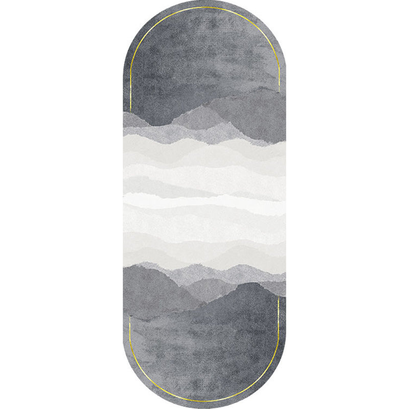 Casual Multi Color Chinese Rug Nylon Abstract Patterned Carpet Pet Friendly Stain-Resistant Indoor Rug for Living Room