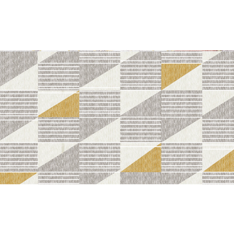 Comfort Bedroom Rug Multi Colored Geometric Printed Area Carpet Polyster Anti-Slip Backing Pet Friendly Rug