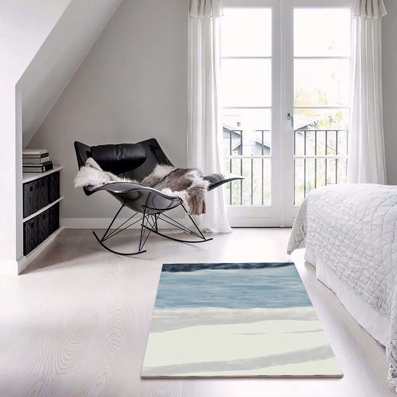 Comfort Bedroom Rug Multi Colored Geometric Printed Area Carpet Polyster Anti-Slip Backing Pet Friendly Rug