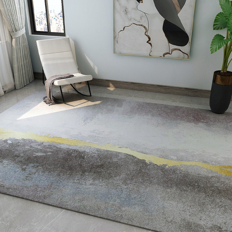 Veelkleurige moderne vloerkleed polypropyleen kleurblokt tapijt machine wasbaar vlekbestendig tapijt voor decor