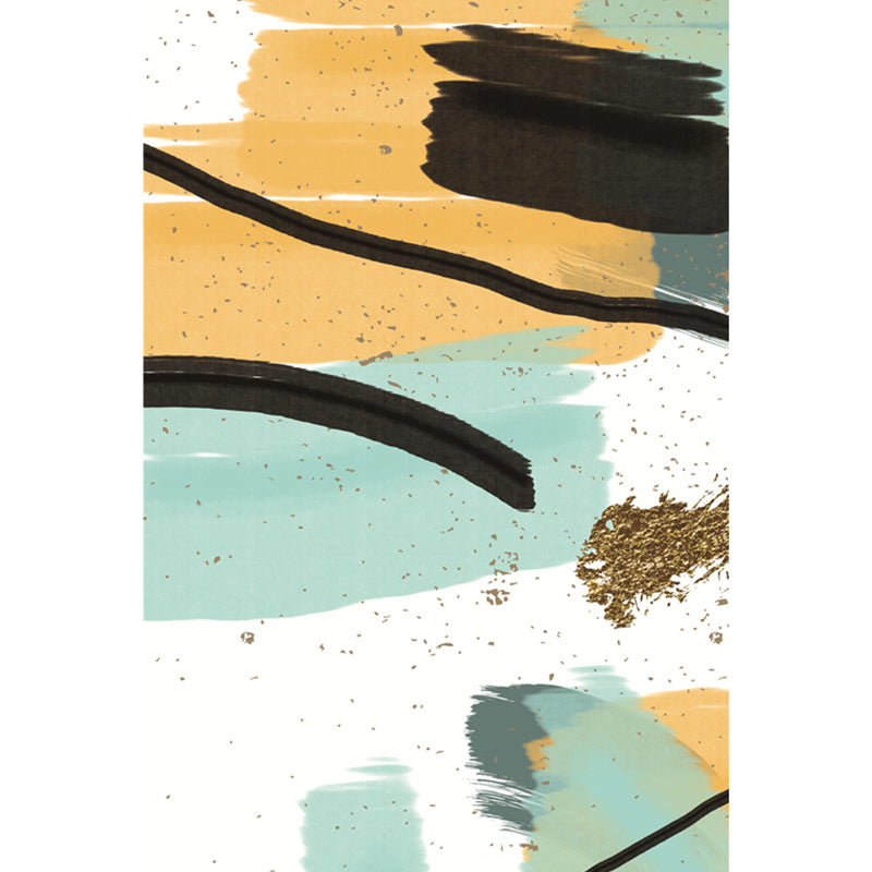 Multi-Color Western Rug Polypropylene Color Block Area Rug Pet Friendly Easy Care Washable Carpet for Home