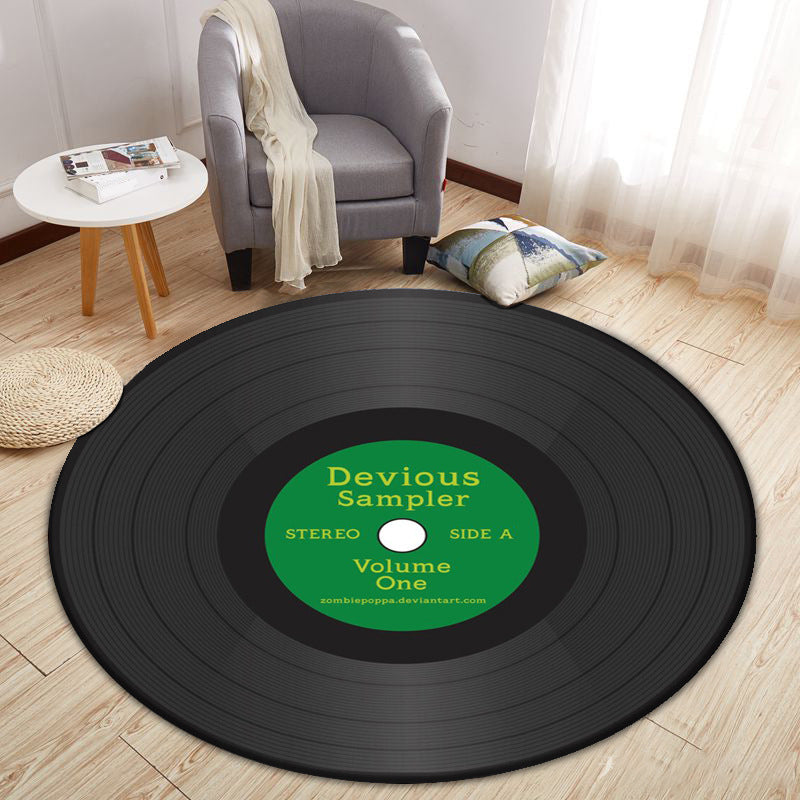 Modern Cartoon Print Rug Multi-Color Polyster Area Rug Anti-Slip Backing Machine Washable Carpet for Kids Room