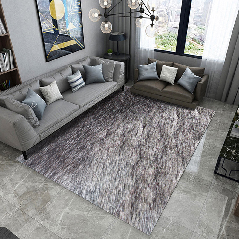 Moderner Wohnzimmer Teppich Multi -Farbe Tier Pelz Druck Teppich Polyster Easy Care Machine Waschbare Teppich