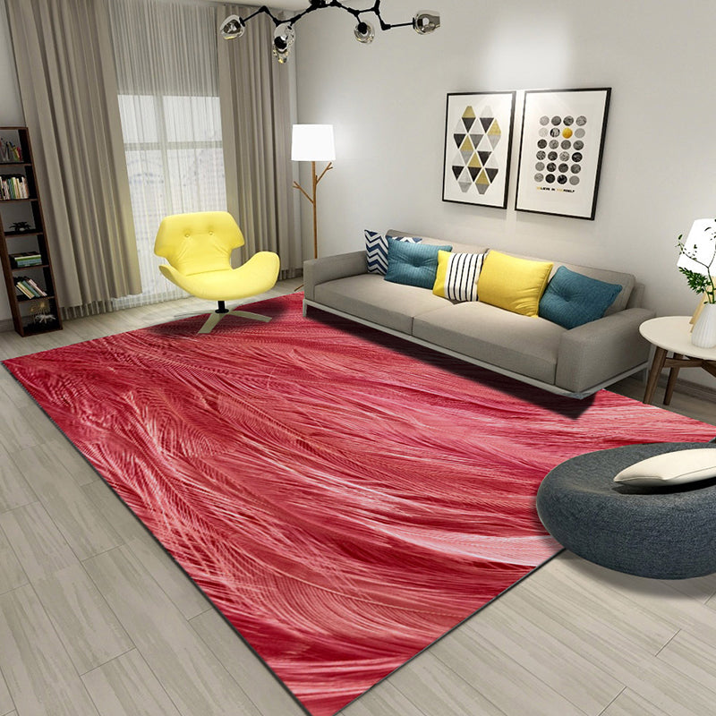 Moderner Wohnzimmer Teppich Multi -Farbe Tier Pelz Druck Teppich Polyster Easy Care Machine Waschbare Teppich