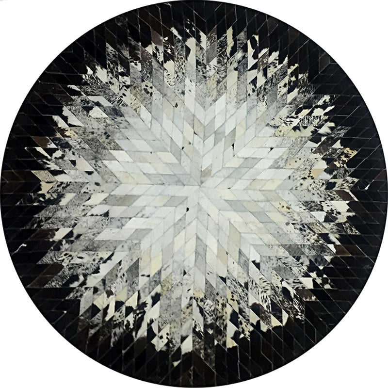 Multicolor kreativer Teppich Kuhladenstreifen bedruckte Bereich Teppich Haustierfreundlicher Maschinenwaschableie für Dekoration