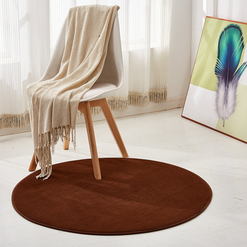 Simplicity Room Teppich Multi-Farben Festfarbbereich Teppichsynthetik Nicht-Schlupf-Backing Easy Care Waschable Innenenteppich
