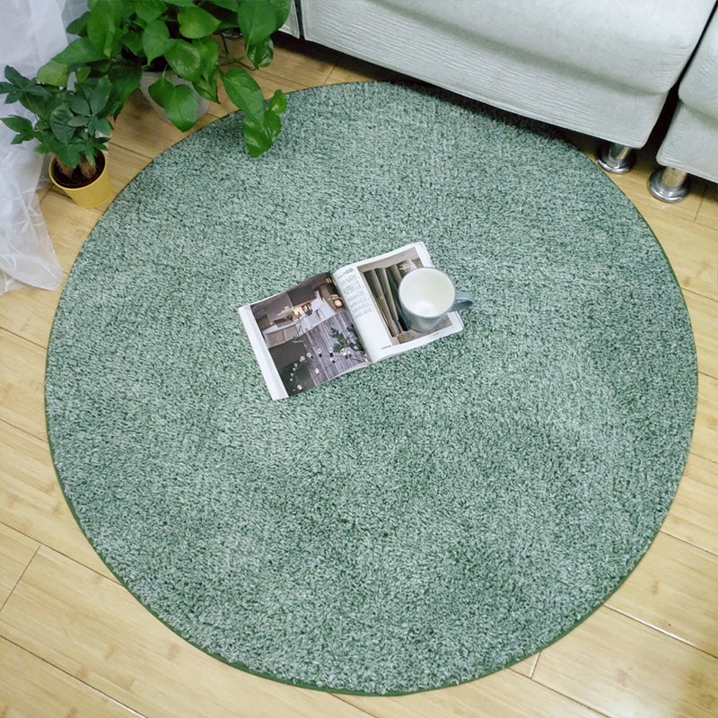 Simple Living Room Rug Multicolored Solid Color Area Carpet Machine Washable Non-Slip Easy Care Rug