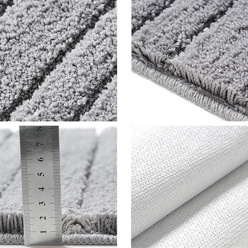 Multi Color Casual Rug Polyster Solid Color Area Carpet Non-Slip Backing Machine Washable Easy Care Rug for Bedroom