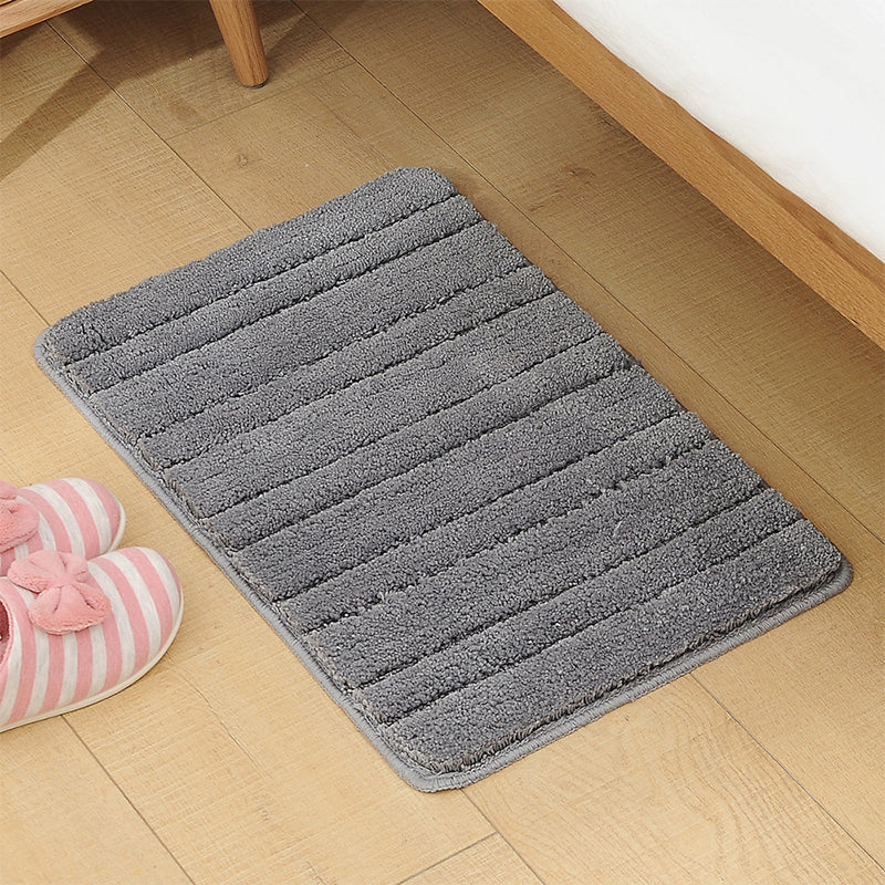Multi Color Casual Rug Polyster Solid Color Area Carpet Non-Slip Backing Machine Washable Easy Care Rug for Bedroom