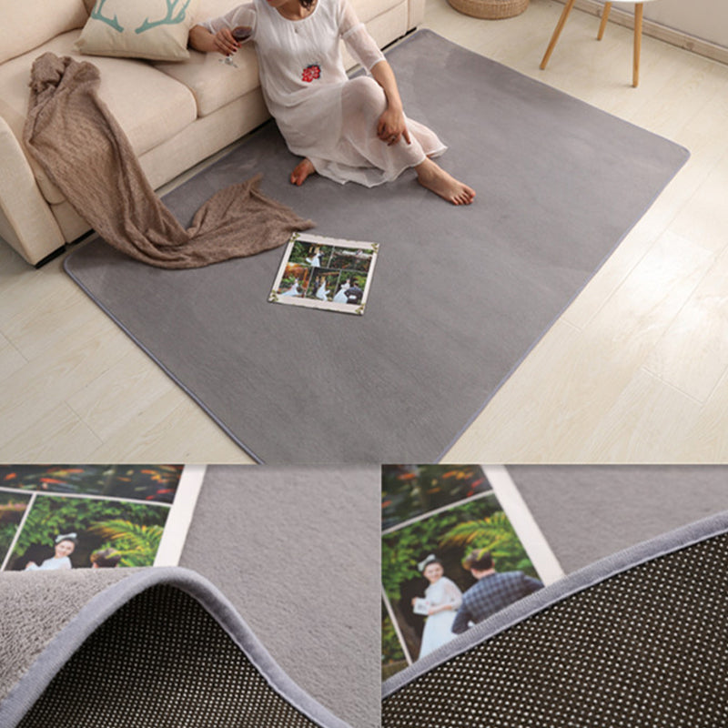 Eenvoudige multi-kleuren platte vloerkleed polyster ontspannende gebied tapijt niet-slip gemakkelijke verzorging wastbaar binnen tapijt voor salon