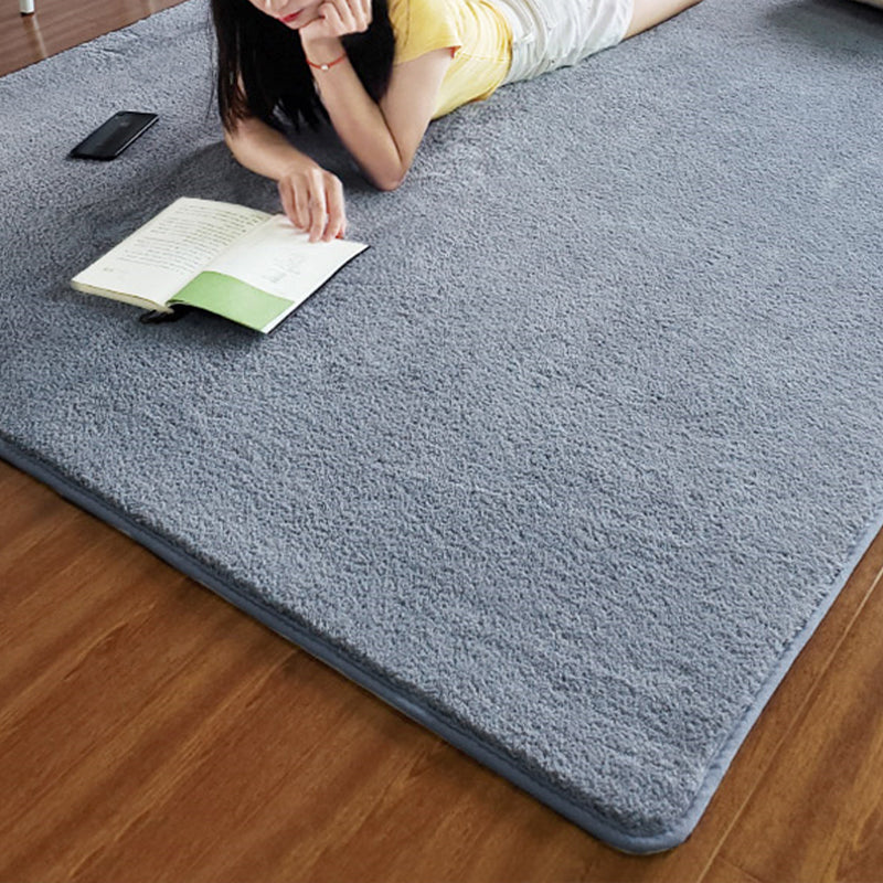 Comfort Bedroom Rug Multi Colored Plain Indoor Rug Polypropylene Polypropylene Anti-Slip Easy Care Carpet