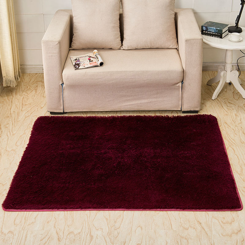 Lässiger, einfarbiger Teppich, mehrfarbiger Teppich aus Polypropylen, haustierfreundlich, pflegeleichter Innenteppich für das Wohnzimmer