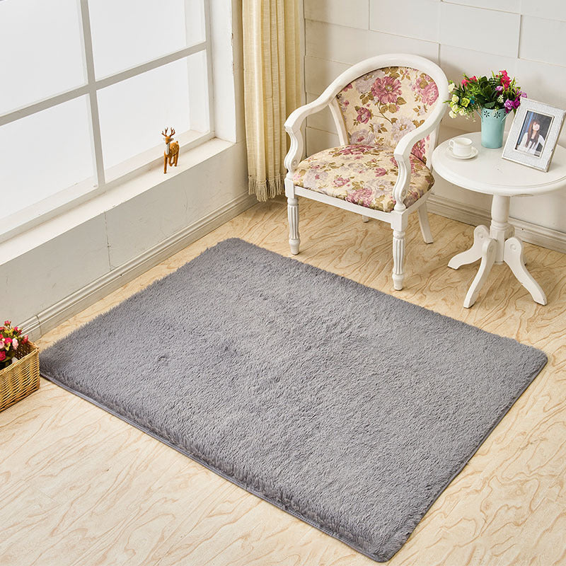 Lässiger, einfarbiger Teppich, mehrfarbiger Teppich aus Polypropylen, haustierfreundlich, pflegeleichter Innenteppich für das Wohnzimmer