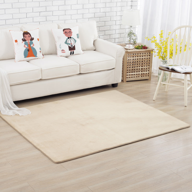 Tapis nature naturel multi-couleurs Polyster Tapis lavable non résistant aux teintures sans glissement